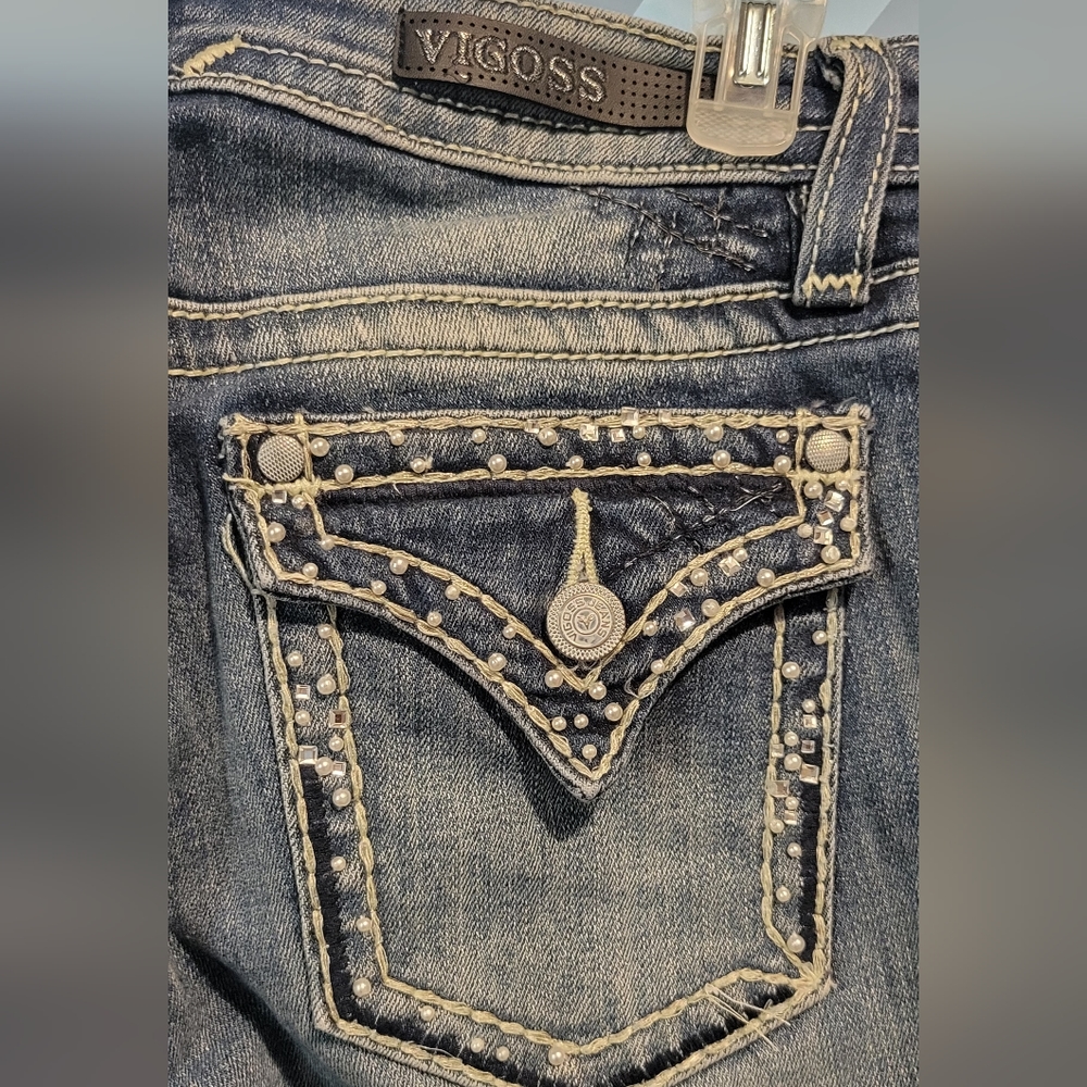 Womens Vigoss slim boot jeans. 27x31 classic fit